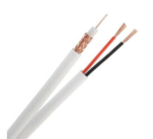 ICRealtime SC500W 500-feet RJ59/U Siamese Cable, White