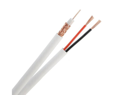 ICRealtime SC500W 500-feet RJ59/U Siamese Cable, White