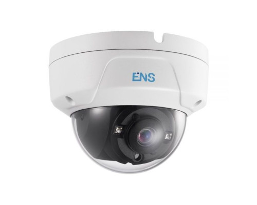 ENS SCC48D3-28-K 8 Megapixel Outdoor Dome Fixed Coaxial Security Camera, 2.8mm Lens