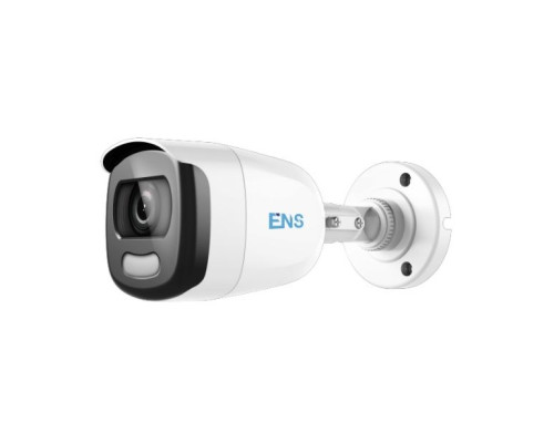 ENS SCC75B2-28-U 5 Megapixel Night Color White LED Fixed HD Security Bullet Camera, 2.8mm Lens