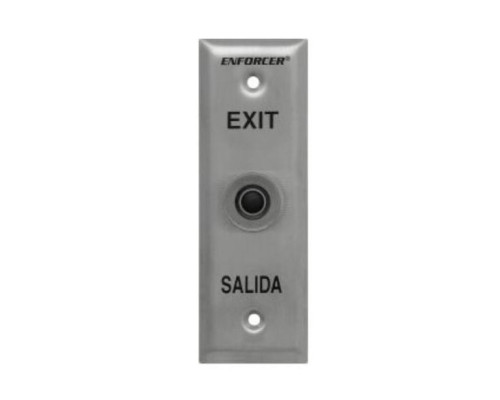 Seco-Larm SD-7101KBPE1Q Black pushbutton on Stainless-Steel Face Plate