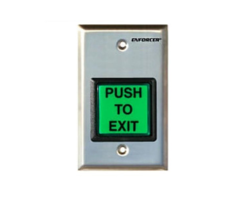 Seco-Larm SD-7202GC-PEQ 2' Square 'PUSH-TO-EXIT' Button