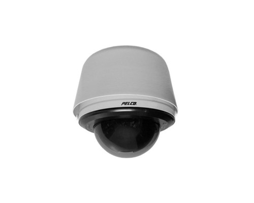 Pelco SD429-PG-1-X 540 TVL Analog Clear Indoor / Outdoor Dome Camera, 29X, PAL, Light Gray