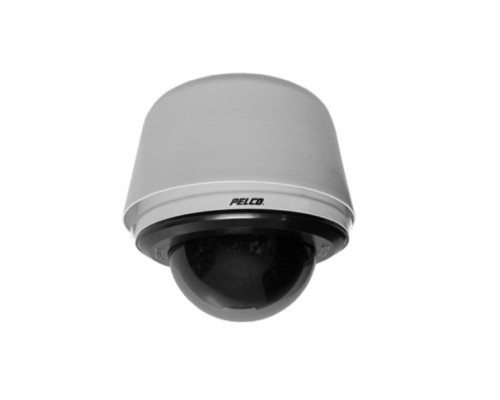 Pelco SD4E23-PG-0-X 540 TVL Pendant Standard Network IP PTZ Camera, Smoked, Light Gray, 23X Lens