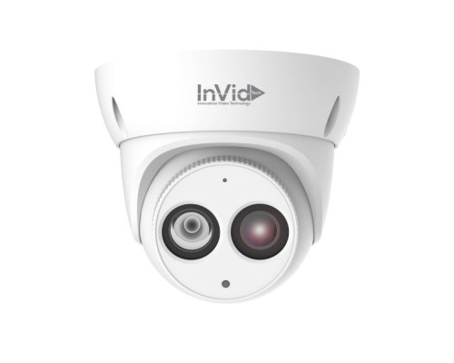 InVid SEC-P8TXIR28NH 8 Megapixel IP Plug & Play Outdoor IR Turret Camera with 2.8mm Lens