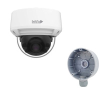 InVid SECA-P8DRIRA27135 8 Megapixel Network IR Outdoor Dome Camera with 2.7-13.5mm Lens