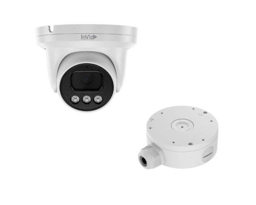 InVid SECA-P8TXIR28 8 Megapixel Network IR Outdoor Dome Camera with 2.8mm Lens