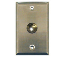 Alpha SF213SS 1-Gang Pushbutton Status-Stainless Steel