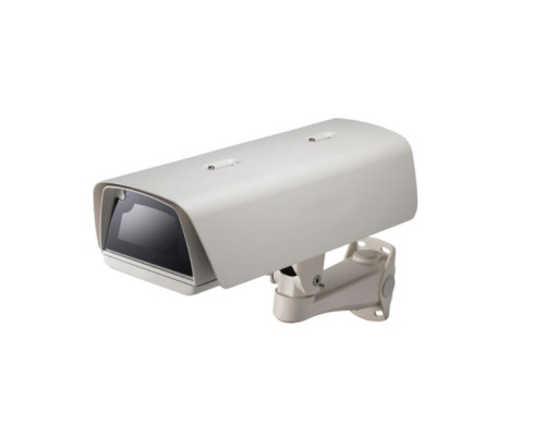 Hanwha Vision SHB-4301HP Indoor/Outdoor PoE Housing with Mounting Bracket Accessory, Heater/Blower, IP66