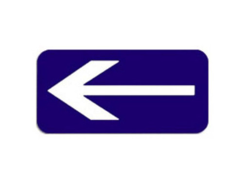 Alpha SI003 Rescue Directional Arrow Sign