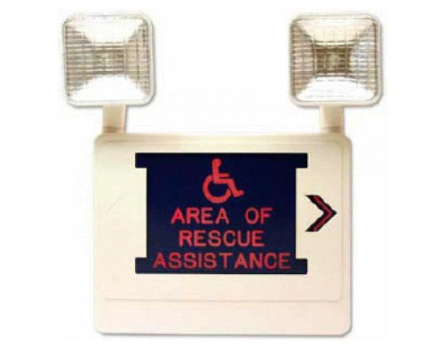 Alpha SI004 Single Sided Illuminated Area of Rescue Assistance Sign