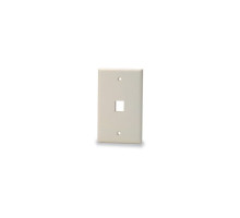 West Penn SKF-1-IV 1 Port Single Gang Plastic, Ivory, 10pk