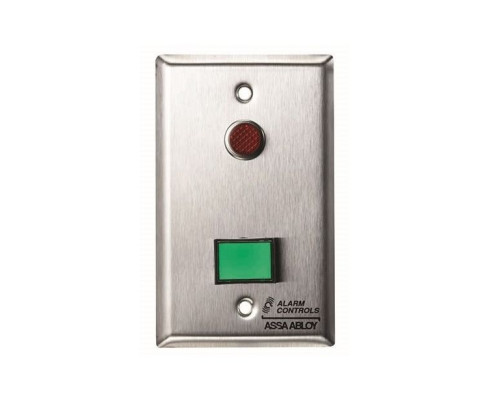 Alarm Controls SLP-1M Single DPDT Momentary Switch Monitoring/Control Station