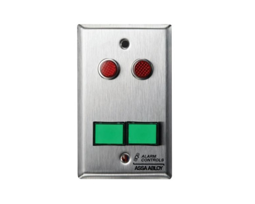 Alarm Controls SLP-2M Double DPDT Momentary Switch Monitoring/Control Station