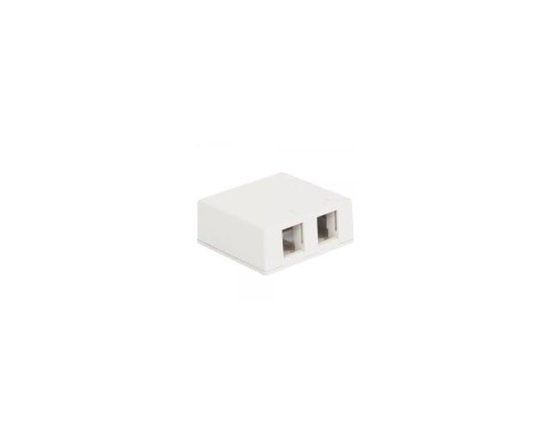 West Penn SMKL-2 2 Port Surface Mount Boxes, Ivory, 10 Pack