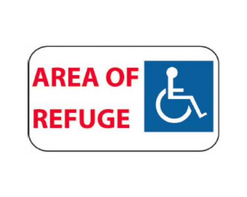 Alpha SN-B42DR Refuge Assistance Signage-Electr-Double