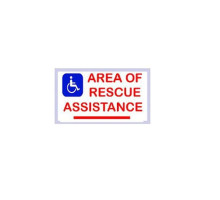 Alpha SN-LM42D Rescue Assistance Signage-Photo-Double Sided