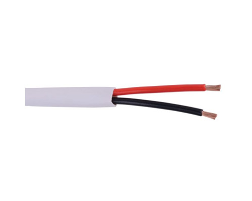 Security Dynamics SP-16-2-65STR-500 16 AWG 2 Conductor 65 Strand BC 500 Feet, Pull Box White, Blue