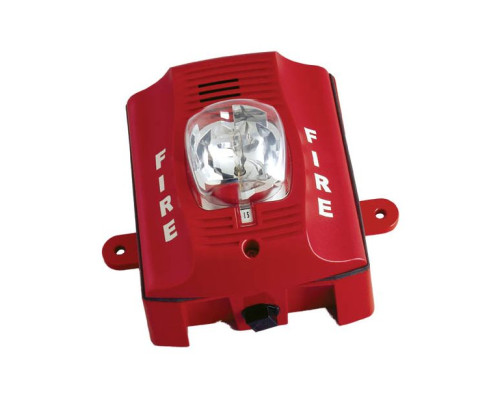 Bosch SS-P2RK 2 Wire Wall-Mount Outdoor Horn Strobe, Red