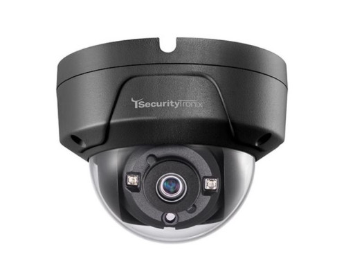 SecurityTronix ST-HDC2FD-2-8-BLK 2 Megapixel HD-TVI Outdoor IR Dome Camera with 2.8mm Lens, Black Housing