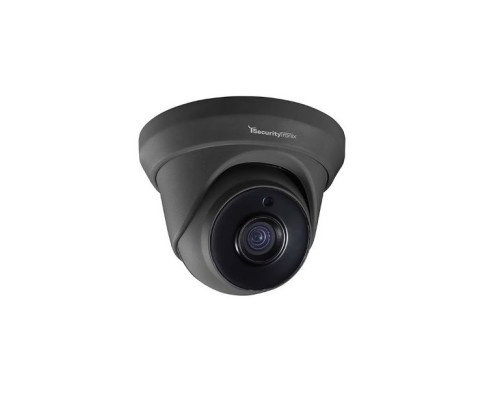 SecurityTronix ST-HDC2FTD-BLK 2 Megapixel HD-TVI Outdoor IR Dome Camera with 3.6mm Lens, Black Housing