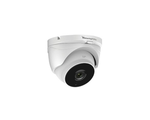 SecurityTronix ST-HDC5VFTD-MZ 5 Megapixel IR HD-TVI/Analog Turret Dome Camera with 2.8-12mm Lens