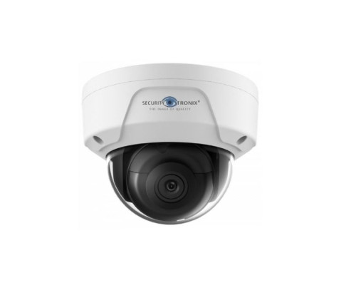 SecurityTronix ST-IP4FD-2-8 4 Megapixel IR Outdoor Dome Camera, 2.8mm Lens