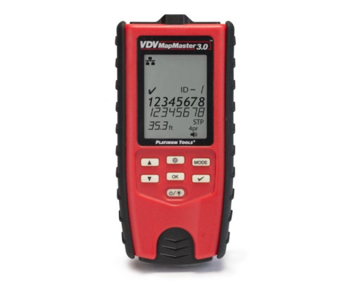 Platinum Tools T130K5 VDV MapMaster 3.0 Network & Coax Cable Tester Field Kit w/ Durable Case