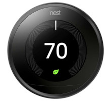 Google Nest T3016US Learning Thermostat 3rd Generation, Black