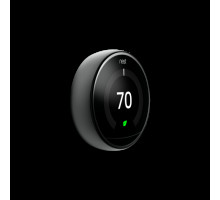 Google Nest T3018US Learning Thermostat 3rd Generation in Mirror Black