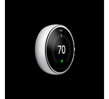 Google Nest T3019US Learning Thermostat 3rd Generation in Polished Steel