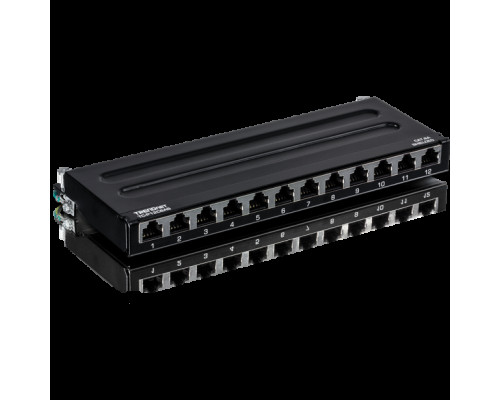 TRENDnet TC-P12C6AS 12-Port Cat6A Shielded Wall Mount Patch Panel