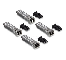 TRENDnet TEG-MGBSX-4 4-Pack SFP Multi-Mode LC Module, 550m