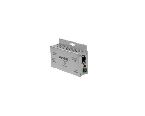 Hanwha Vision TEU-F01 1 Channel Ethernet over UTP Extender With Pass-Through PoE