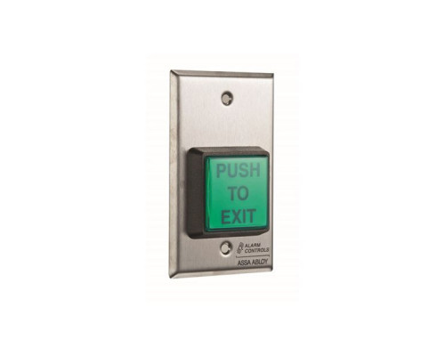 Alarm Controls TS-2SP Green Illuminated Push Button