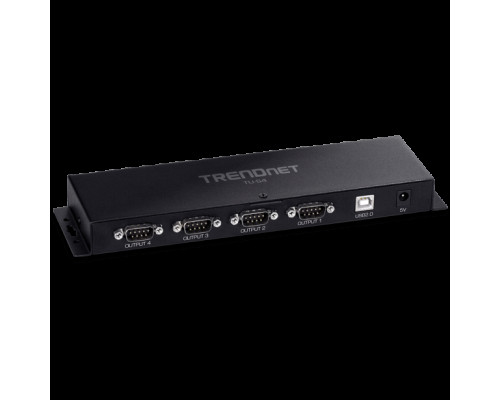 TRENDnet TU-S4 4 Port USB to Serial RS232 Hub