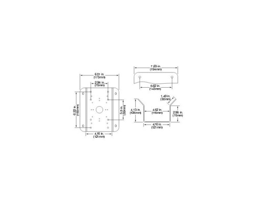 Interlogix TVD-M-CMA Corner Mount Adapter