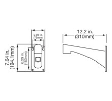 Interlogix TVD-M-WM Indoor Wall Mount for TruVision Domes