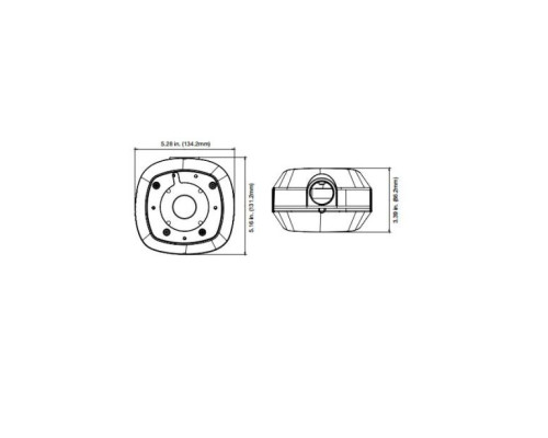 Interlogix TVW-DVM TruVision Dual View Mount for Wedge Cameras