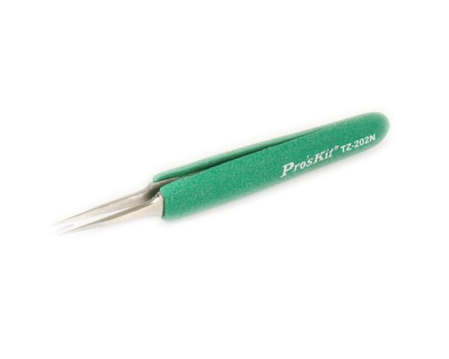 Eclipse Tools TZ-202N Tweezer, ESD Safe, Soft-Grip, Super Fine Tip