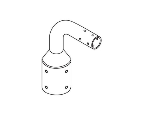 Raytec UB-TS-S-5 Raylux Urban Single Top Stub Bracket, 5 Degree Uplift