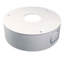 ENS UJB155-G Round Outdoor Junction Box for 3 Screw Base Security Cameras Bracket