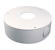 ENS UJB155-W Round Outdoor Junction Box for 3 Screw Base Security Cameras Bracket