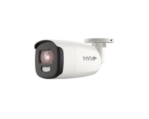 InVid ULT-ALLBXIR28WL 2 Megapixel Analog Outdoor Turret and 65’ White Light Motion Sensor with 2.8mm Lens