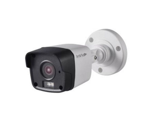 InVid ULT-C2BIR28 1080p TVI Outdoor Mini Bullet Camera, 2.8mm Lens, 65’ EXIR Range, 12VDC