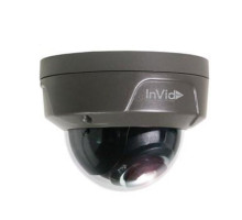 InVid ULT-C2DRIR28B 1080p TVI Outdoor IR Dome Camera, 2.8mm Lens, Black Housing