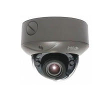 InVid ULT-C2DRIRM2812B 2 Megapixel TVI Outdoor IR Dome Camera, 2.8-12mm Lens, Black