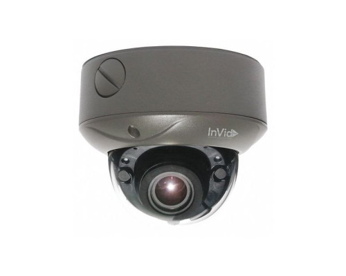 InVid ULT-C2DRIRM2812B 2 Megapixel TVI Outdoor IR Dome Camera, 2.8-12mm Lens, Black