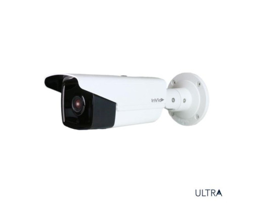 InVid ULT-P4BXIR28N 4 Megapixel Network IP Plug & Play Outdoor IR Bullet Camera, 2.8mm