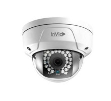 InVid ULT-P4DRIR2812 4 Megapixel Outdoor IR Network IP Dome Camera, 2.8-12mm Lens